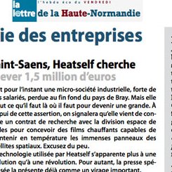 Heatself léve 1,5 million d'euros pour son développement.
